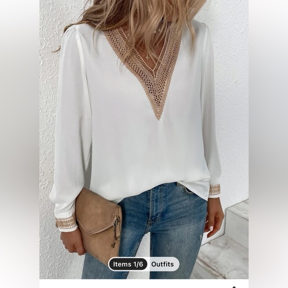 SHEIN Tops - SHEIN White blouse